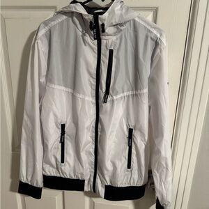 Guess White Jacket with Black Details